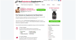 Desktop Screenshot of besttestosteronesupplements.com