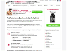 Tablet Screenshot of besttestosteronesupplements.com